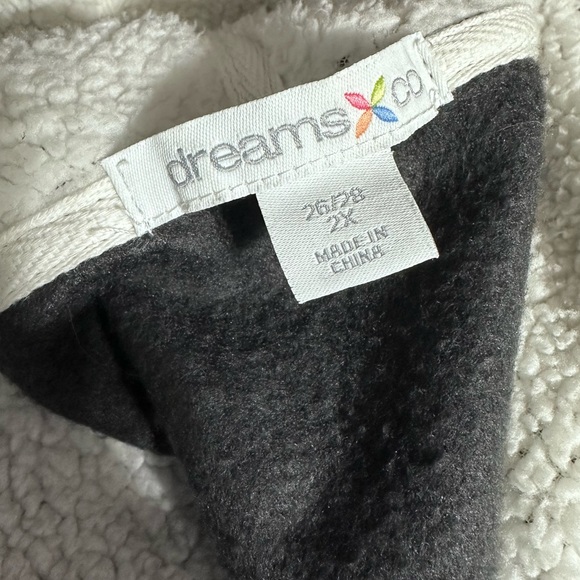 Dream Co Sherpa Fleeced Sweater Open Cardigan - Picture 8 of 10
